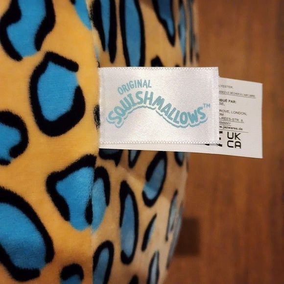 Squishmallow Kellytoy 2021 Valentine 16" Emanga the Leopard Plush - Picture 6 of 6